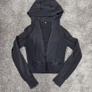 lululemon athletica Black Hooded Utility Jacket